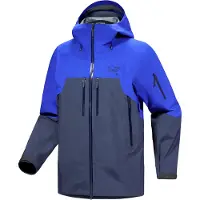 Arc'teryx - Veste de ski de randonnée en GORE-TEX PRO ePE - Rush Jacket M Vitality/Black Sapphire pour Homme - Taille S - Gris