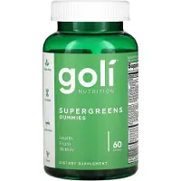 Goli Nutrition , Gommes Super Verts, 60 Gommes