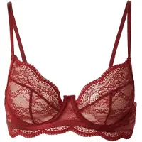 Hunkemoller Soutien-gorge 'ISABELLE' rouge carmin