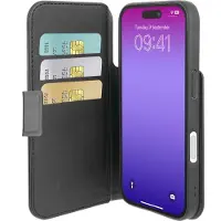 Cellularline Book Agenda 2 (Apple iPhone 17 Pro), Coque pour téléphone portable, Noir