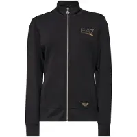EA7 Veste de survêtement or / noir