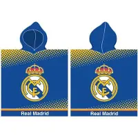 Real Madrid Blue Strandtuch Poncho 55x110 cm