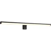 TRIO LED Applique de salle de bain LINO noir 60cm