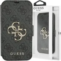 GUESS Charmes (Apple iPhone 13 Pro Max), Coque pour téléphone portable, Gris