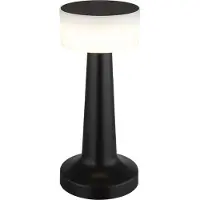 Globo Lampe de table sans fil avec batterie Touch Dimmer Lampe de table à intensité variable noire 58447S