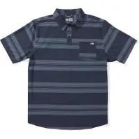 Salty Crew Sundown Perf Tech Short Sleeve Polo Bleu L Homme