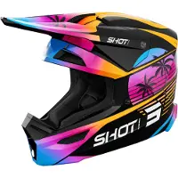 Shot Furious Miami Off-road Helmet Noir L