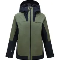 Peak Performance - Veste de ski isolante - M Rider Tech 2L Insulated Shell Jacket Pine Needle Black pour Homme - Taille M - Vert