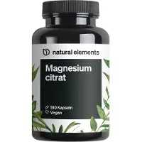 Natural Elements Gélules de citrate de magnésium - 180 gélules (pour 2 mois) / none