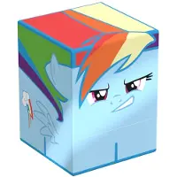 Squaroes My Little Pony Friendship Is Magic Rainbow Dash Mlp004 Deck Case Multicolore Enfants