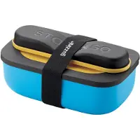 Guzzini 171102165 Store and On The Go Lunchbox jaune Taille unique, Lunch box, Bleu, Noir, Jaune