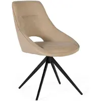 GINER Y COLOMER Lot de 2 chaises en tissu Orin, 88 cm x 57 cm x 56 cm,