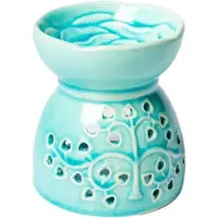 NA Brûle-Parfum en céramique bleue