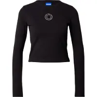 HUGO Daliriee 10272901 Blue Long Sleeve T-shirt Noir XS Femme
