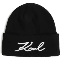 Karl Lagerfeld Bonnet noir / blanc