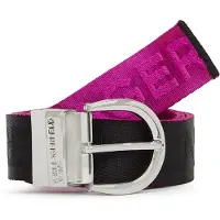 Karl lagerfeld Jeans A3w33142 Reversible Belt Rose 75 cm Femme