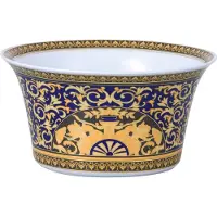 Versace meets Versace Medusa bleu Icare, Saladier + bol, Multicolore