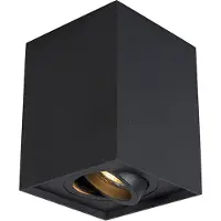 QAZQA Spot intelligent noir orientable avec WiFi GU10 - Quadro Up