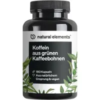 Natural Elements Gélules de caféine - 180 g de gélules_pour 6 mois