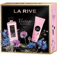 La Rive Vintage Flowers Perfume Set For Women 90 Ml Perfume 100 Ml Shower Gel (Coffret de parfum)