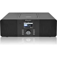 Roadstar IR-540D+BTBK Micro Système Radio Internet Wi-Fi et numérique DAB+/ FM, lecteur CD-MP3 Bluetooth Noir