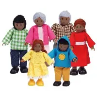 Hape - E3501 - Jeu D'imitation En Bois - Maison De Poupées - Famille