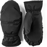 Hestra Primaloft Leather, moufles de ski, femme, noir