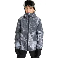 Quiksilver Mission Printed Jacket Gris 16 Years Garçon