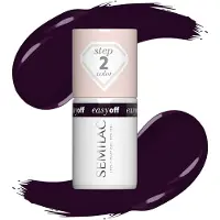 Semilac Easy Off Step 2 vernis à ongles gel lampe UV/LED teinte Berry On Top 7 ml
