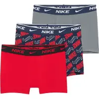 Nike Kids Print E Day Ct Strch Boxers 3 Units Multicolore 10-12 Years Garçon