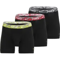 Nike Eday Brief Boxers 3 Units Noir S Homme