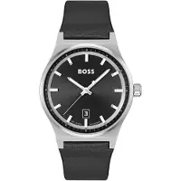 BOSS Montre à affichage analogique 'CANDOR' noir / argent
