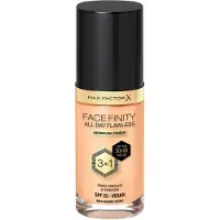 Max Factor Facefinity All Day Flawless 3 in 1 Vegan Foundation 30ml (Various Shades) - W44 - WARM IVORY
