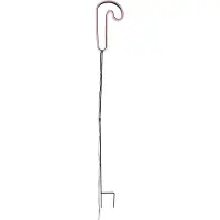 Luca Lighting Lampe de piquet néon de Noël Rouge Canne de Noël LED inclus avec minuterie IP44 - Fura