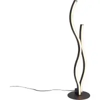 QAZQA Lampe de table design noire avec LED à intensité variable - Ying