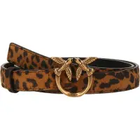 Pinko Ceinture 'Love Berry' marron / noir