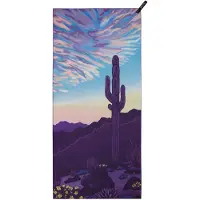 PackTowl - Serviette en microfibres - Personal Desert Aire - Taille L - Bleu