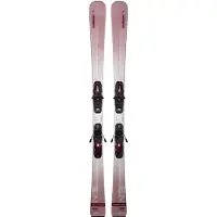 Elan - Packs (skis + fix) - Pack skis de piste - Primetime N°3 W + Sx El 9.0 2026 pour Femme en Bois - Taille 165 cm - Rose