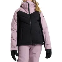 Roxy - Veste de ski - Snowsylva Girl Jacket True Black - Taille Enfant 10 ans - Rose