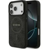 GUESS - 4G Ring Classic Logo MagSafe (GUHMP17LG4GFRK) - iPhone 17 Pro - Black (Apple iPhone 17 Pro), Coque pour téléphone portable, Noir