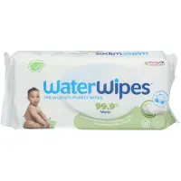 Water Wipes Lingettes Visage Biodégradable - 60 Pièces - Blanc