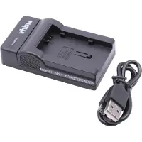 VHBW Chargeur USB de batterie compatible avec Canon BP-807, BP-808, BP-809, BP-819, BP-820, BP-827 batterie appareil photo digital, DSLR, action cam