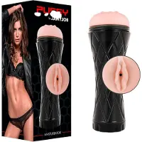 Jamyjob - vagin réaliste en étui - noir et chair