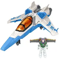 Mattel Disney Pixar Buzz l Éclair Vaisseau de combat XL-15 50 cm et figurine Buzz l Éclair 13 cm et son Jet Pack Collectionner Jouet Enfant D s 4 ans HJJ84