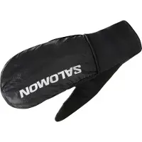 Salomon - Gants de trail/running avec rabat intégré - Fast Wing Winter Glove U Deep Black - Taille M - Noir