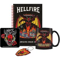 Pyramid Int. Coffret Stranger Things (bloc-notes, mug, sous-verre, porte-clés)