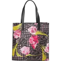 Ted Baker sac à épaule sac shopper Floral Printed Icon Bag Black multicolore