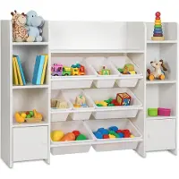 Relaxdays Kinderregal (139 x 30 x 94 cm)