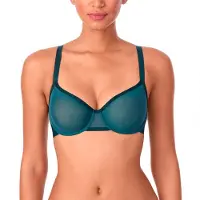 DKNY Sheers Bralette Bra Bleu M Femme