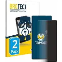 BROTECT Protection Anti-Espion (2 pcs, Nubia Red Magic), Téléphone portable : film de protection, Transparent